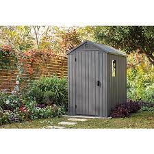 | keter folding work table with mini clamps. Keter 6 X 4ft Darwin Shed Grey Wickes Co Uk