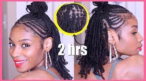 Cornrow with weave 101 part 1 how to cornrow with weave / extensions for beginners! Cornrows X Box Braids Together Natural Hair Protective Style No Extensions Youtube