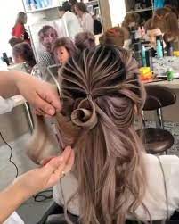 Stunning Hairstyle By Iroda Khalmatova New Site Hair Styles Hair Up Styles Hair Braid Videos