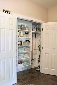 A chaotic closet not only creates an atmosphere of inefficiency, it is also a menace waiting to happen and is often the unseen source of chemical hazards and accidents. Organized Cleaning Supplies Storage Solutions For Your Products Cleaning Supplies Organization Storage Closet Organization Cleaning Supply Storage