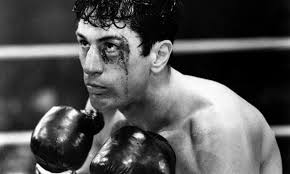 To prepare for Raging Bull (1980), Robert De Niro fought in three Brooklyn  boxing matches after extensive training. He won two of them. Real life Jake  LaMotta said that De Niro had