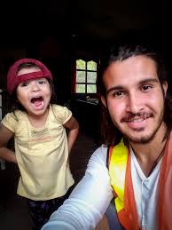 Mochilero en Honduras