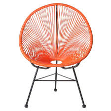 Acapulco Outdoor Lounge Chair Orange Cord Walmart Com Lounge Chair Outdoor Modern Lounge Chairs Patio Lounge Chairs