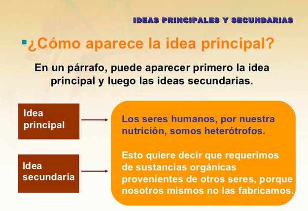 Resultado de imagen para idea principa"