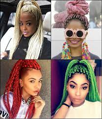 Black Women Colourful Box Braids Hairstyles 2017 Hairstyles 2016 Hair Colors And Haircuts Braids For Black Hair Braided Hairstyles Hair Styles