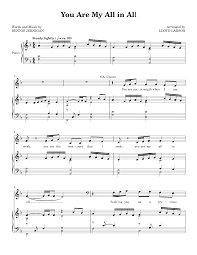 You Are My All in All