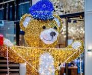 Height 2m 3m 4m 3d Motif Light Bear Customized Illuminated Led Christmas  Decoration Outdoor for City square Park Garden
