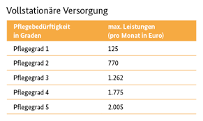 Mit der pflegestufe 1 lag ein erhebliche pflegebedürftigkeit vor, welche einen anspruch auf leistungen aus der pflegeversicherung begründete. Pflege Im Heim