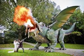 Awesome Fire Breathing Dragon Is World S Largest Walking Robot Fire Breathing Dragon Dragon Robot Dragon
