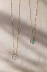 Ocean Drop Necklace Girly Jewelry Fine Jewelry Drop Necklace