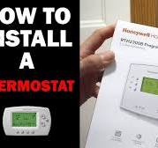 How To Replace A Thermostat- Honeywell - YouTube