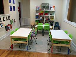 New Home Daycare Setup A Lot Of It Was Pinterest Inspired Home Daycare Rooms Daycare Setup Home Daycare Setup