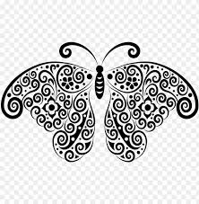 On this page presented 33+ black butterfly silhouette photos and images free for download. Floral Flourish Butterfly Silhouette Black And White Butterfly Silhouette Png Image With Transparent Background Toppng