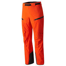 Mountain Hardwear Cloudseeker Bib Regular Orange Trekkinn