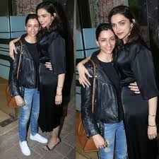Deepika And Her Sister Anisha Padukone Twin In Black As They Turn Up For Rohini Iyer S Birthday Party Hungryboo Online Shopping Sarees Fashion Outfits Denim Outfit