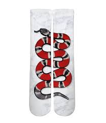 Gucci Snake All Over Printed Crew Socks In 2019 Custom