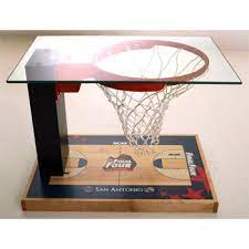 Table décor candles & holders baskets & boxes. Sports Cave Essentials Final Four Coffee Table Diy Projects Man Cave Basketball Room Decor Basketball Room