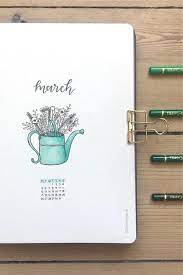 Bullet Journal Monthly Cover Ideas For March 2020 Crazy Laura March Bullet Journal Bullet Journal Month Bullet Journal Ideas Pages