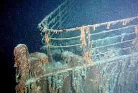 the titanic sank