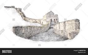 Learn how to draw great wall of china pictures using these outlines or print just for coloring. Great Wall China Image Photo Free Trial Bigstock