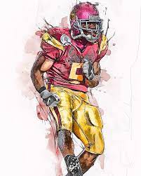 Through personal stories and lessons that apply to all, wilson shows us the power of connecting with our emotions in an increasingly disconnected world. Reggie Bush Watercolor Tapestry For Sale By Emmanuel Pineda