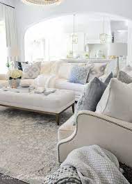 Winter Home Tour Decor Gold Designs Light Blue Living Room Winter Living Room Cheap Living Room Furniture
