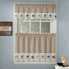 Just Bought These For My Java Themed Kitchen Curtains Sweet Home Collection Valance Curtains