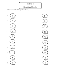 See more ideas about alphabet worksheets preschool, alphabet activities preschool, free kindergarten worksheets. Padankan Huruf Kecil Dengan Huruf Besar