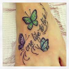 Pin By Nikki Petros Hall On Tattoos Foot Tattoos Butterfly Foot Tattoo Butterfly Tattoo