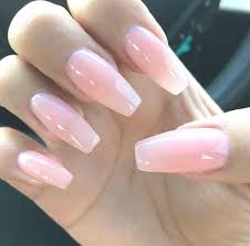 Newchic offer quality pink acrylic nails at wholesale prices. Soft Pink Nails Saying I Do Soon Get Inspired By This Seasonal Nail Art For Your Own Big Day When Su Solid Color Nails Pink Acrylic Nails Coffin Shape Nails