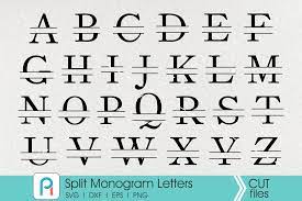 Download Split Letter Monogram Svg Aplhabet Monogram Svg Crella