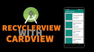 Simple Recyclerview With Cardview Tutorials In Android Studio Android Studio Tutorial Android