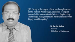 Dr. Partha Sarkar, Principal, JIS College of Engineering