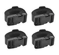 Mandala Crafts Buckle Straps Adjustable Black Utility Straps with Buckles  for Packing Straps – Nylon Quick Release Buckle Strap for Backpack Sleeping  ...