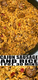 Cajun Sausage And Rice Recipe One Pot Sausage Dinner Sausage Recipes For Dinner Italian Sausage Recipes