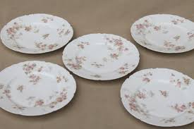 Theodore haviland limoges france dinner plate 9 1/2 inches diameter floral. Marie Pink Floral Vintage Haviland Limoges China Small Bread Butter Or Dessert Plates
