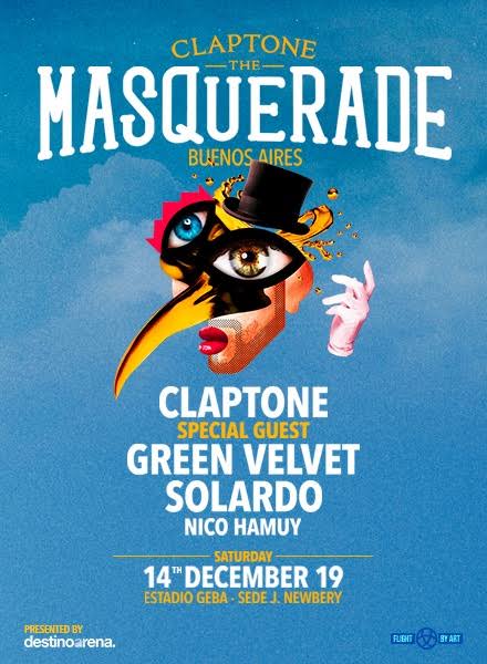 Claptone, Green Velvet & Solardo Live From The Masquerade Buenos Aires ile ilgili görsel sonucu"