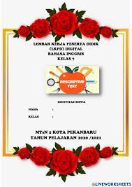 Lkpd bahasa inggris kelas 7. Lkpd Descriptive Text Worksheet