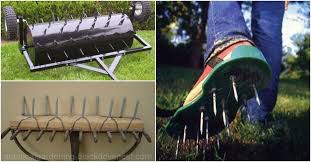 Lawn leveling rake has strong tines designed to rake lawn debris like soil, gravel, and sand. 7 Diy Aerators That Will Make Your Lawn Lush And Beautiful Diy Crafts