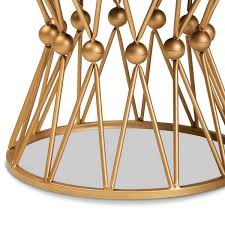 Reviews for Baxton Studio Leonie White Faux Fur Metal Ottoman