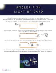 Source cards can be written in a variety of citation styles such as modern language associate and american psychological association formats. Printables Angler Fish Light Up Card Hp Official Site