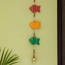 Ymadpke wood fish decor, nautical decor, wooden fish coastal hand carved wall ha. Exclusivelane The Fish Family Handmade Hand Painted Decorative Wall Hanging In Terracotta Price In India Buy Exclusivelane The Fish Family Handmade Hand Painted Decorative Wall Hanging In Terracotta Online