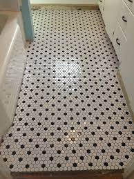 White fortified thinset mortar custom building products tilelab 24 oz. Black White Hexagon Mosaic Floor Tiles Novocom Top