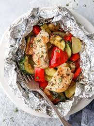 They are easy to make, and they take very little time to cook. Chicken And Veggie Tin Foil Dinners Completely Delicious