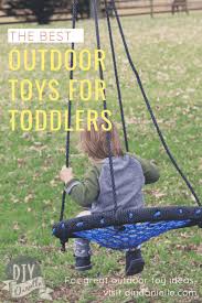 Kids will love trying their hand at tennis, badminton, and volleyball with this set for the backyard or the beach. Best Outdoor Toys For Toddlers 2020 Diy Danielle