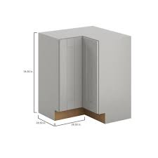 Hampton Bay Princeton Shaker Assembled 28 5x34 5x28 5 In Lazy Susan Corner Base Cabinet In Warm Gray Bc3636 Pwg The Home Depot Most are available with custom modification of width, height, and depth as well, at no extra charge!