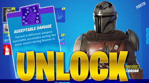 The player will need to find the razor chest. How To Unlock The Mandalorian Left Shoulder Beskar Earn Weapon Specialist Accolades In Fortnite Youtube