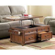 Serve morning coffee or afternoon tea in style with the sete industrial accent table set from furniture of america. Woodboro Lift Top Coffee Table Bernie Phyl S Furniture By Ashley Furniture
