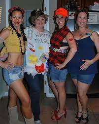God bless the ingenuity and frugality some are capable of… Redneck Outfits