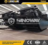 Amphibious Tracked Undercarriage Pontoons with Extendable System Pontoon  Undercarriage